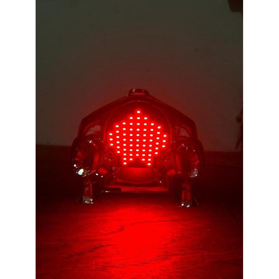 LED Otomotif STOPLAMP JUPITER Z BURHAN 2006-2009 Lampu rem running mode otomatis variasi LED