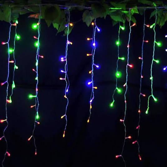 Lampu Tirai LED Warm White Dekorasi Wedding Lamaran Aqiqah