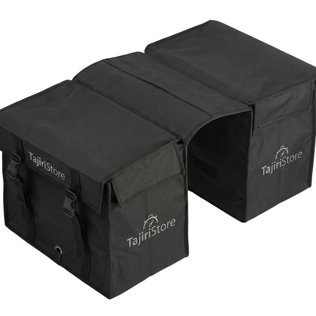 PROMO Tas Motor HITAM Watterproof JUMBO | Tas Kandek | Obrok Bagasi Motor | Keranjang gendongan Kuri