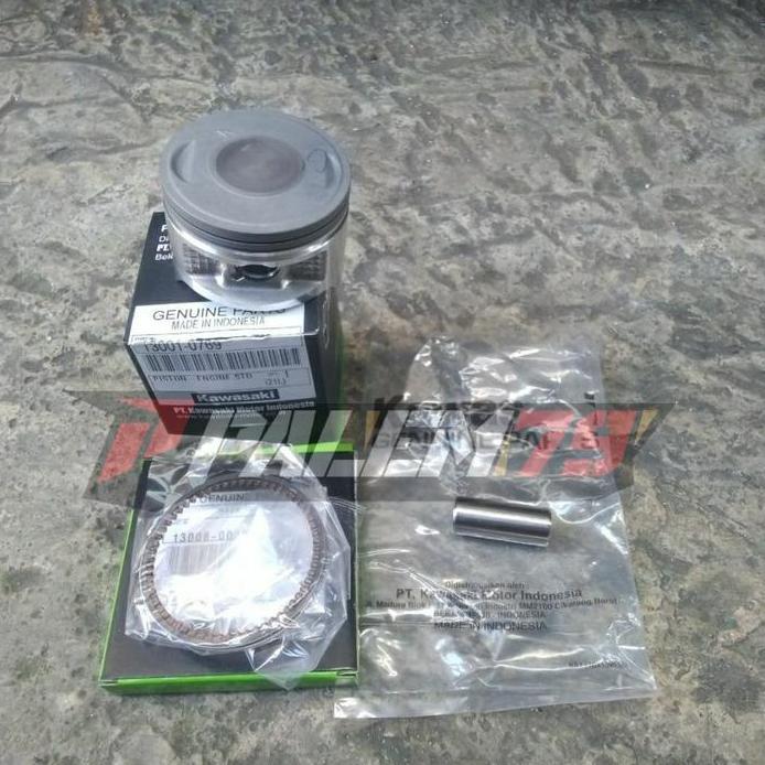 Piston Kit Ori KLX 150 Dtracker - Seher Ring Pin Piston Kawasaki KLX