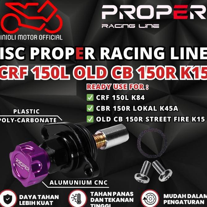 ISC MANUAL AIR SCREW PROPER RACING LINE VARIO PCX ADV BEAT AEROX NMAX XMAX LEXI SONIC CBR SUPRA GTR 