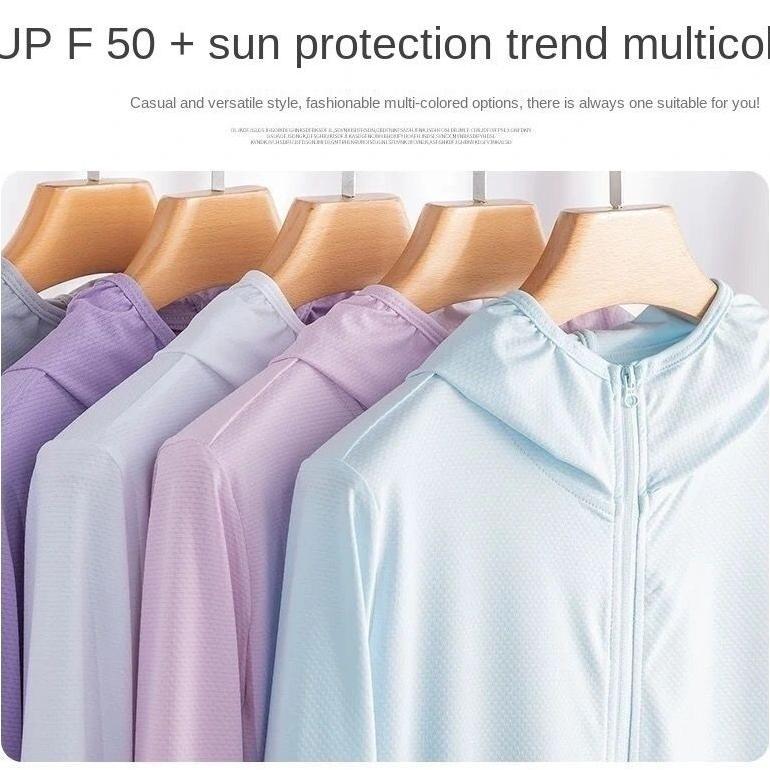 Discount Foratjin- Jaket Mesh Hoodie UV Protection Jaket Olahraga Running gym Sepeda Men