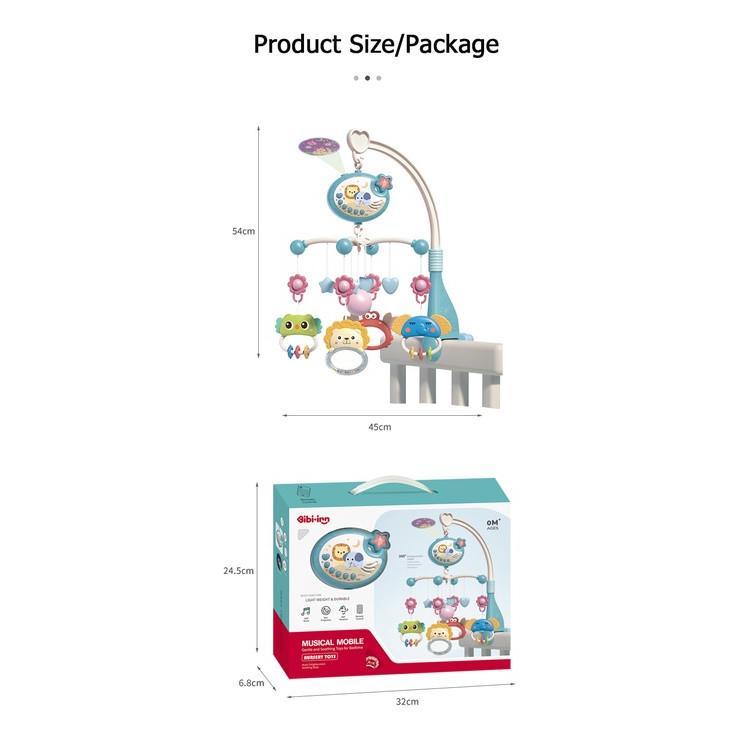 best deals isabella remote control memutar bel tempat tidur / crib bell toys / crib hanging toys / m