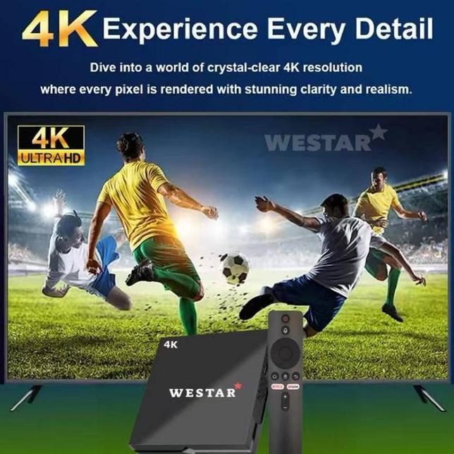 Android Tv Box Westar 4K Bluetooth Voice Ultra Hd Media Player Me