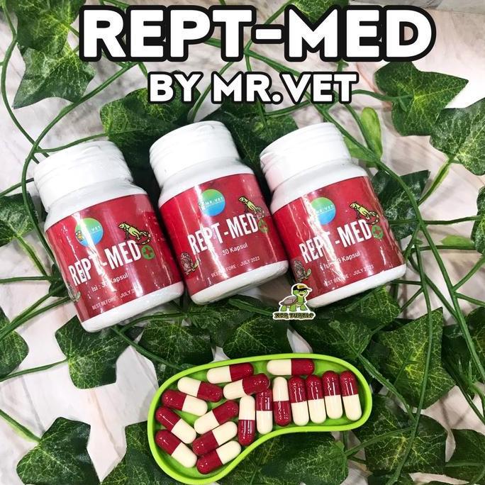 REPTMED OBAT REPTIL KURA DARAT KURA AIR SULCATA LEMAS PILEK SAKIT
