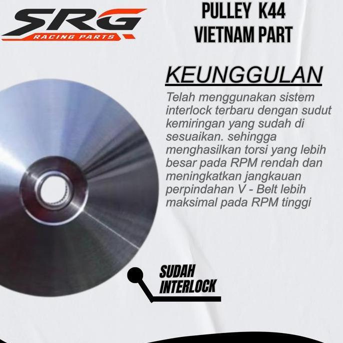 Grosir Pulley Set Depan Vietnam Part Kode Motor K44