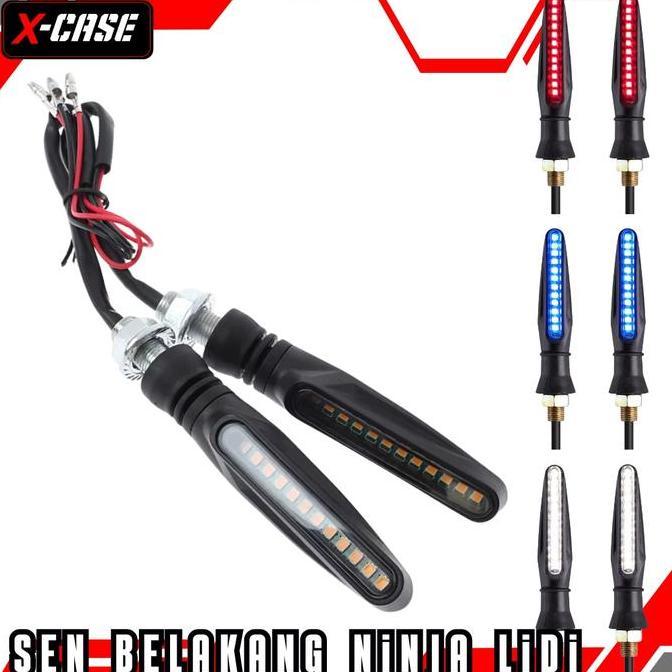 X-Case Lampu SEIN SENJA Running DRL LED Motor Universal Motorcycle