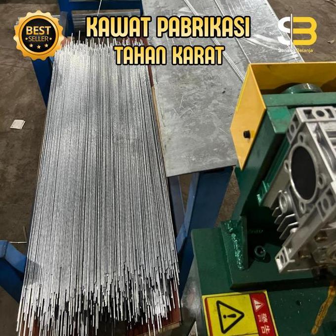 Kawat Baja Galvanis Lurus Multifungsi Tebal Kawat : 2Mm - 2,7Mm - 3,4Mm - 4Mm | Kawat Siap Pakai, Ka