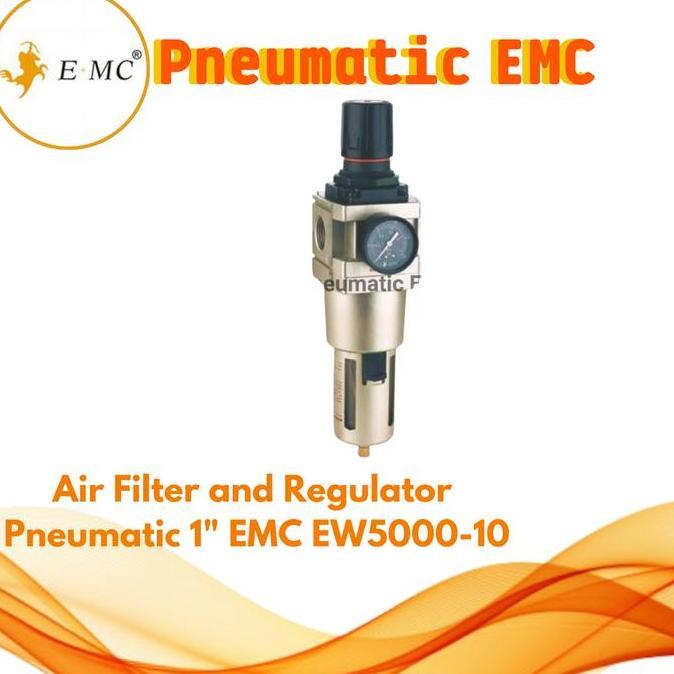 Air Filter And Regulator Pneumatic 1" Emc Ew5000-10 Termurah