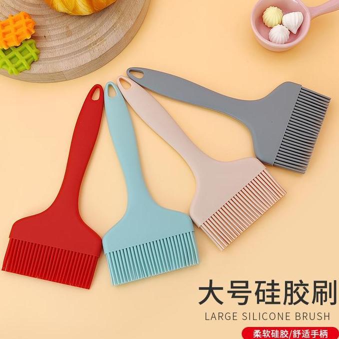 Pilihan- Kuas Silikon Jumbo Silicon Brush Kuas Mentega Kue Roti 9 Cm