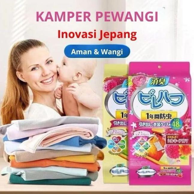 Pilihan- Kamper Lemari Pakaian Organik | Kapur Barus Lemari Baju Pewangi Pakaian Inovasi Jepang / Ka