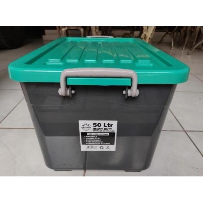 CONTAINER BOX 50 LITER CPM SHINPO / KOTAK PLASTIK PENYIMPANAN BARANG