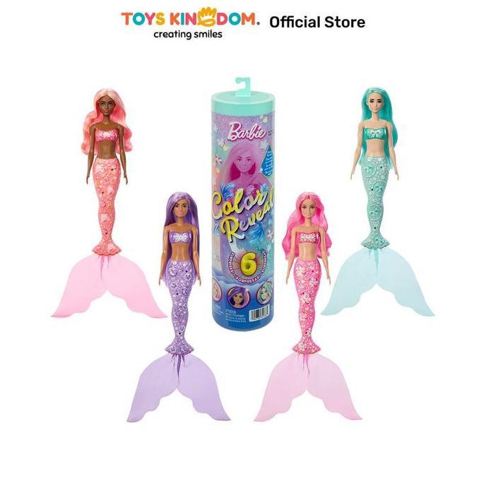 Toys Kingdom Barbie Set Boneka Color Reveal Random Kids Toy Boneka Karakter Doll Mainan Koleksi Anak