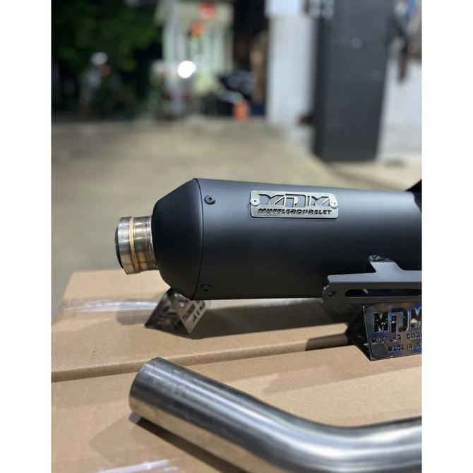 Murah Mdm Racing Muffler Ready Kenalpot Mdm Std Racing Vario New, Vario Old, Vario 160, Beat Tabung 