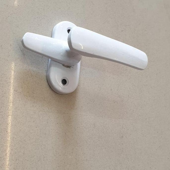 Rambuncis Silca jendela kayu ,kunci grendel jendela white pw coated