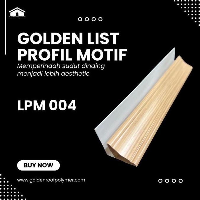 Plafon PVC List Profil tembok LPM series