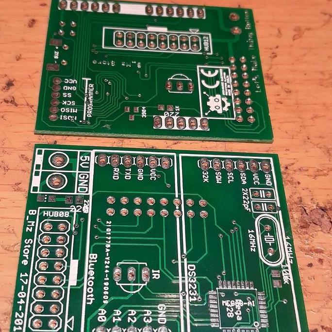 PCB ARDUINO ATMEGA328 ATMEGA 328 RTC BLUETOOTH P10 HUB8 HUB-08 HUB-12 HUB12 JWS CLOCK BBM27