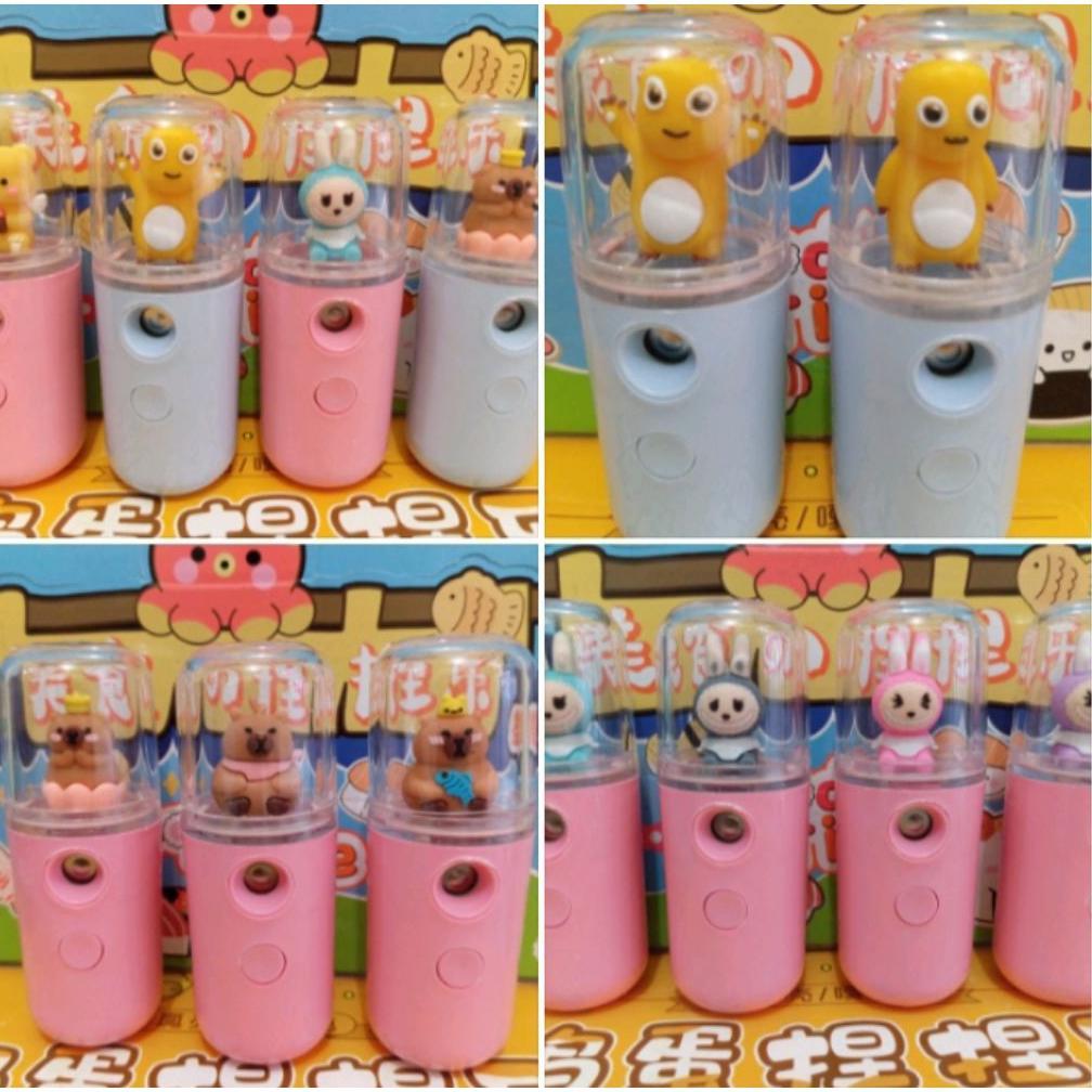 terbaru nano spray karakter lucu capybara/labubu aman