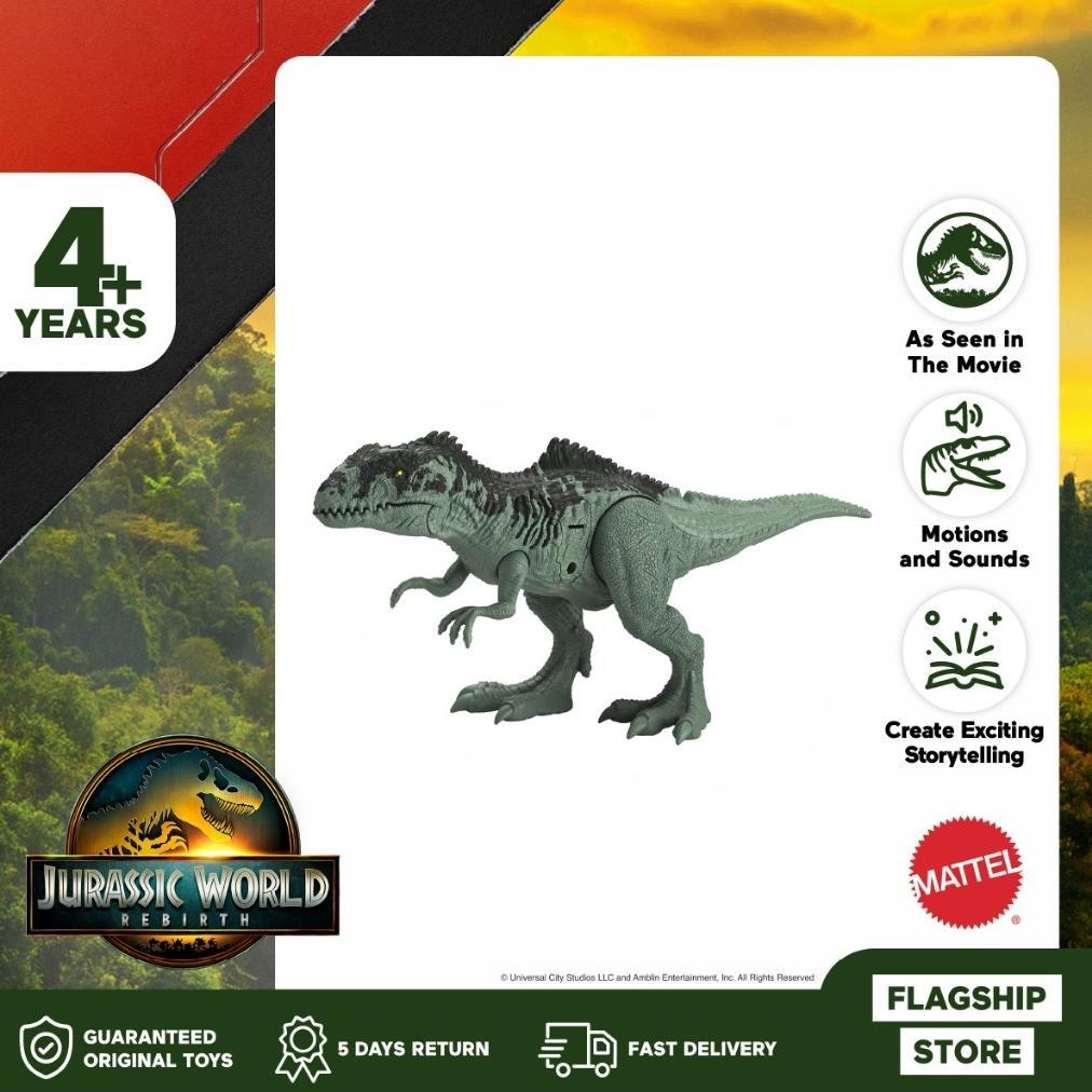 Jurassic World Rebirth Giganotosaurus Sound - Mainan Action Figure