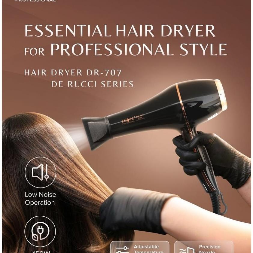 Hairdryer Derucci Dr-707 / Fashion Hairdryer 100% Original 
