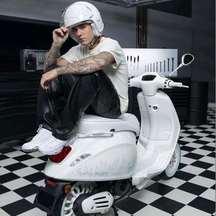 JOK VESPA SPRINT JUSTIN BIEBER, COVER JOK motor PREMIUM VESPA JUSTIN BIEBER Motor, vespa sprint 150,