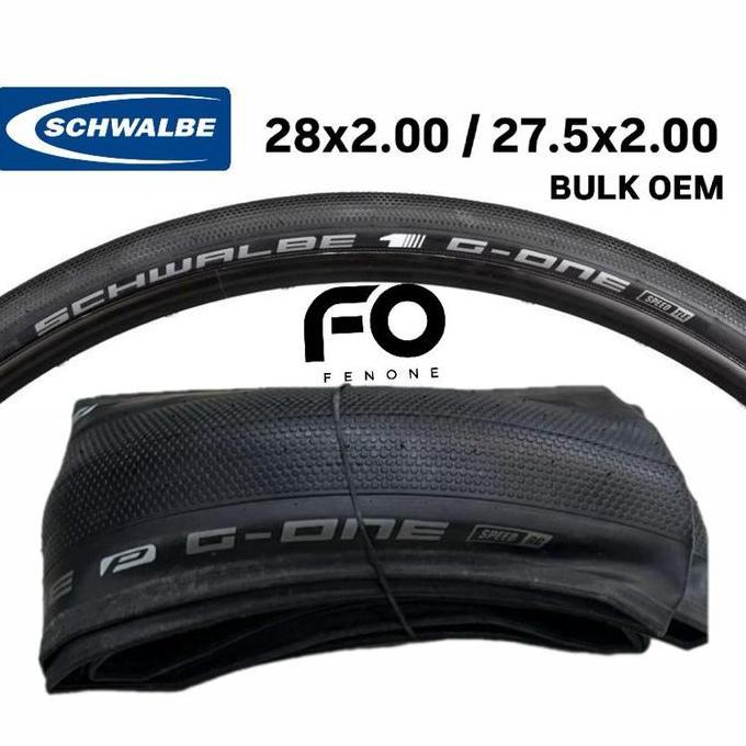 SCWHALBE G-ONE SPEED RG 28x2.00 / 27.5x2.00 / BAN LUAR SEPEDA OUTER TIRE G ONE SPEED RH