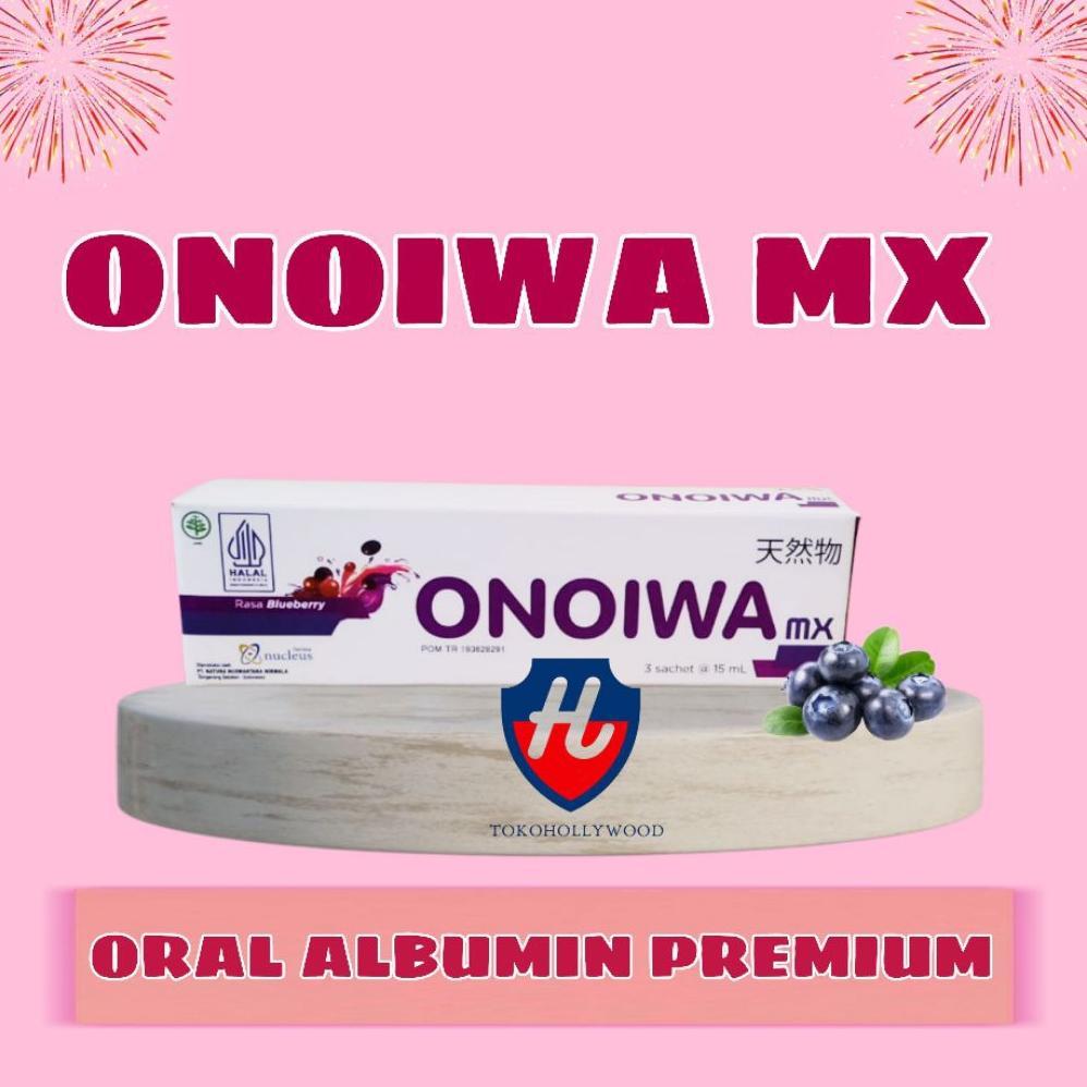 Onoiwa Mx Super Albumin Ikan Gabus Box 3 Sachet