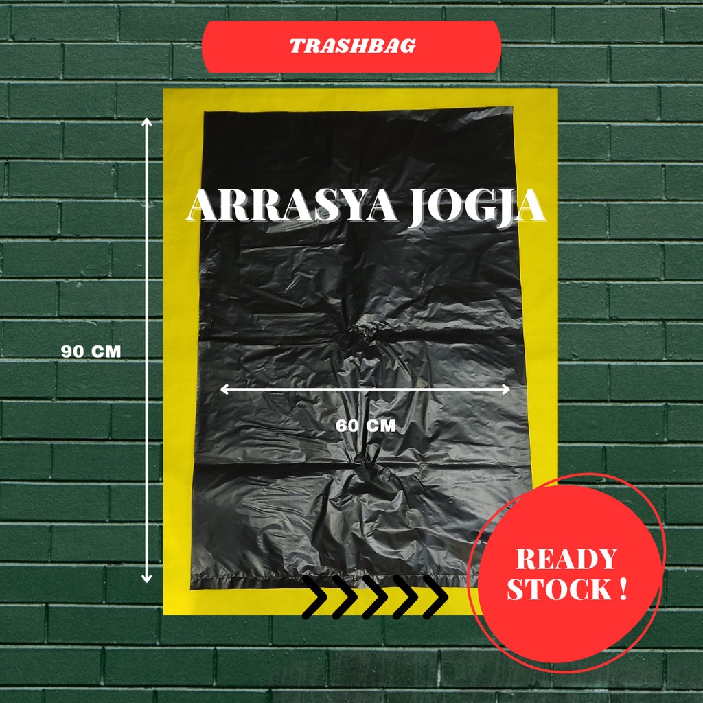 [INSTAN] Trashbag Hitam | Kantong Plastik Besar | Kresek | Kantong Plastik Hitam
