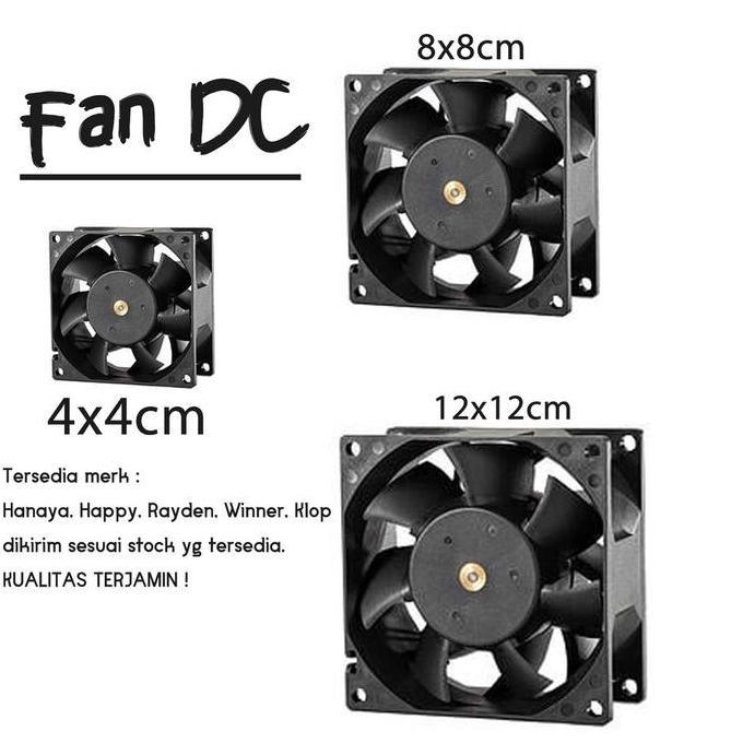 Baru kipas 12V Fan DC kipas pendingin heatsink 4x4 8x8 12x12 omlemon66