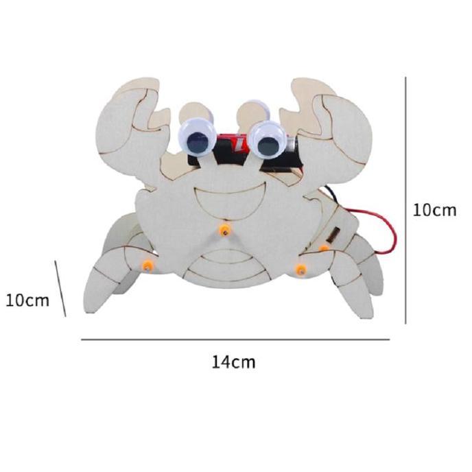 023 DIY - CRAB - PROYEK KIT EDUKATIF SAINS STEM UNTUK ANAK EKSPERIMEN - PEMBELAJARAN ROBOTIKA DENGAN
