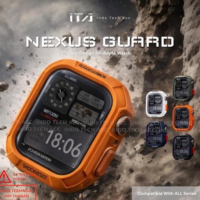 Soft Case Nexus Guard For Watch Series Ultra 321 Series 1110987654Se3Se2Se1 Bumper Rugged Armor Case