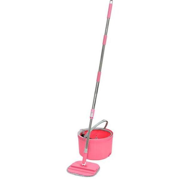 Spin mop BM 45, bm 58 Lion Star Alat Pel Perawatan Rumah Biru Kain Pink Lantai Pembersih pel  lantai