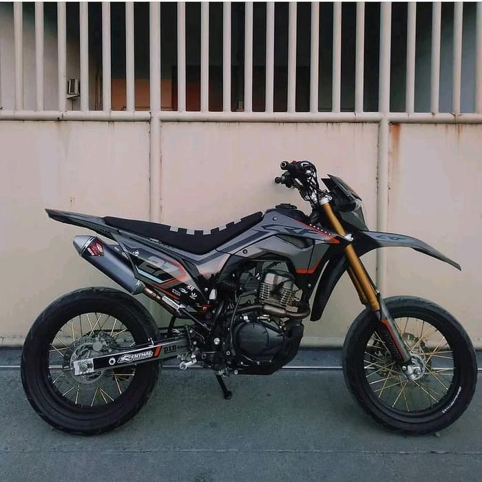 Decal Sticker Crf 150L Fullbody Kombinasi Hologram Simple Keren Terbaru Motorcycle Original Dan Terp