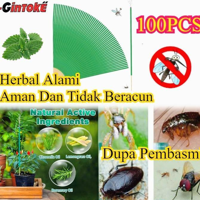 Pilihan- 100Pcs/Set Obat Nyamuk Dupa Herbal/Dupa Pengusir Lalat/Dupa Pengusir Nyamuk Dan Lalat/Dupa 