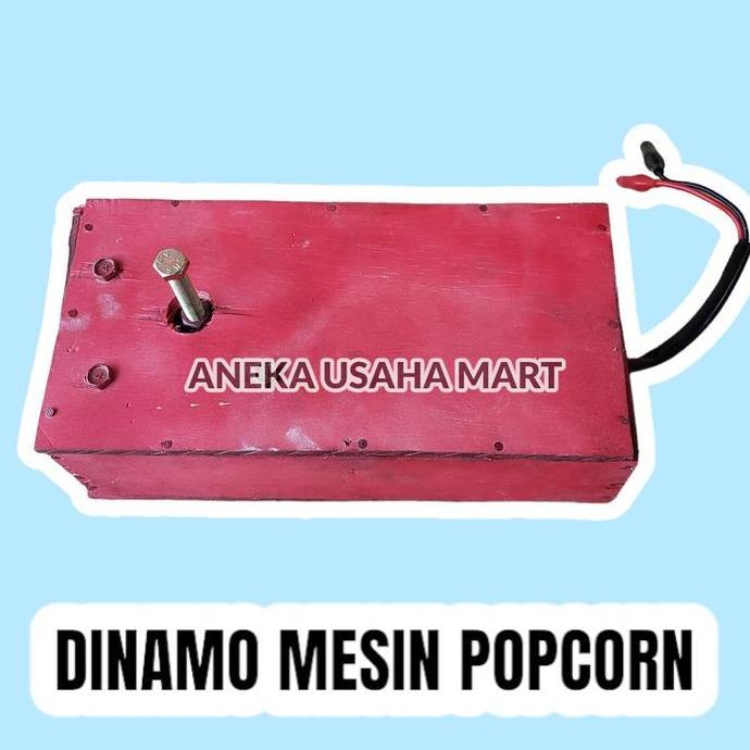 jatipusma8 - paket dinamo mesin popcorn + adaptor