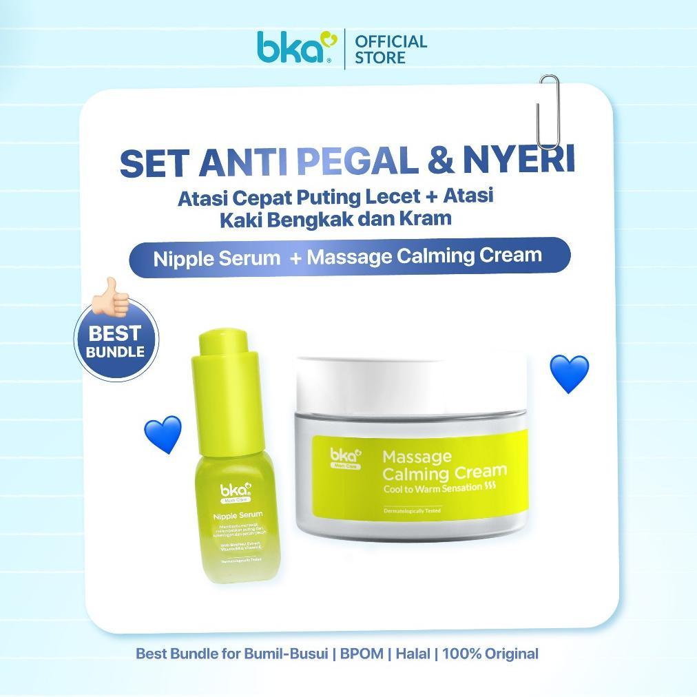 [READY] Bundle Cream 25gr & Nipple Serum 10ml - Magnesium Cream Pereda Nyeri & Kram Kaki - Serum ASI