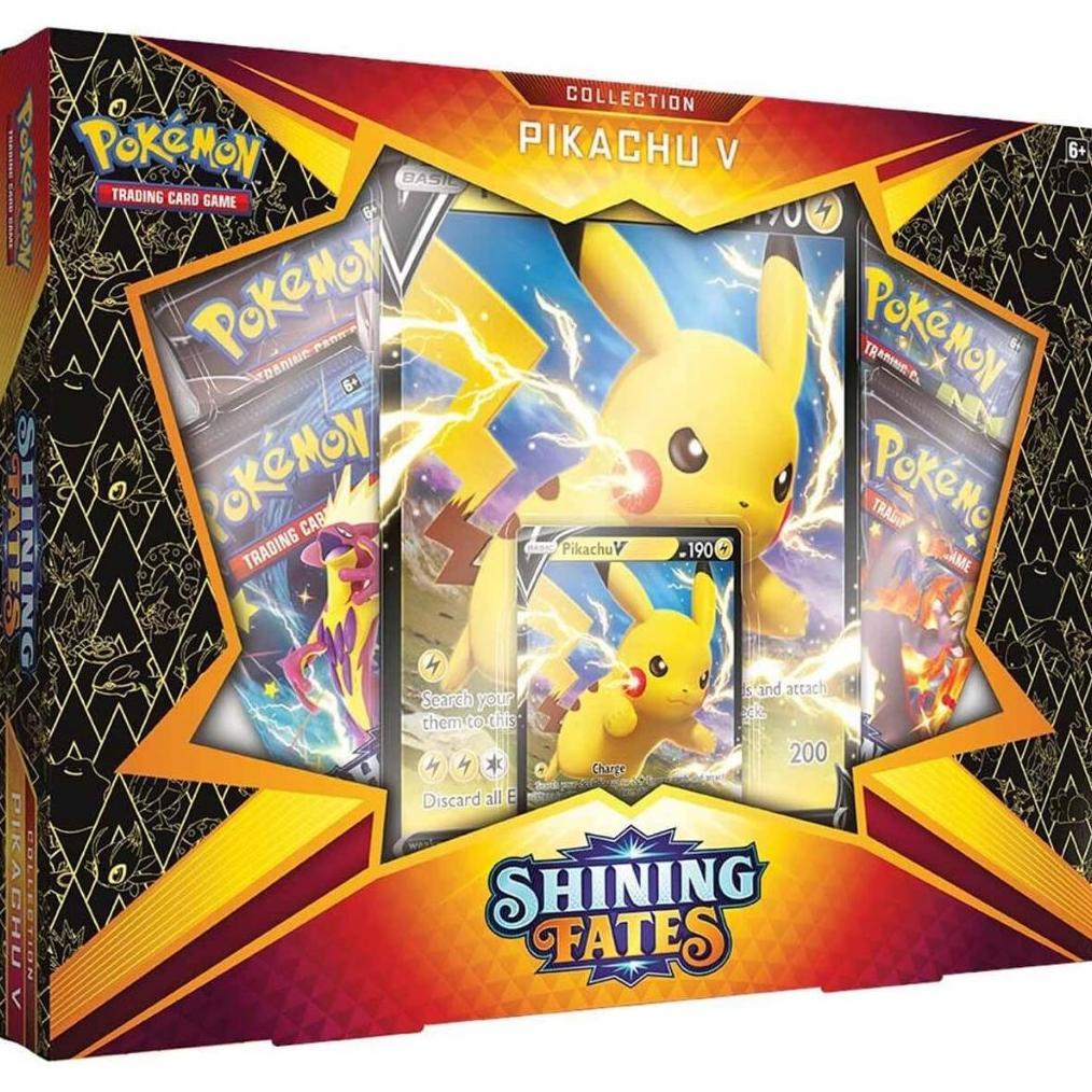 Pokemon Tcg: Shining Fates Collection Pikachu V Box