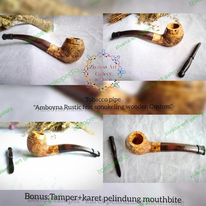 pipa cangklong Amboyna rustic