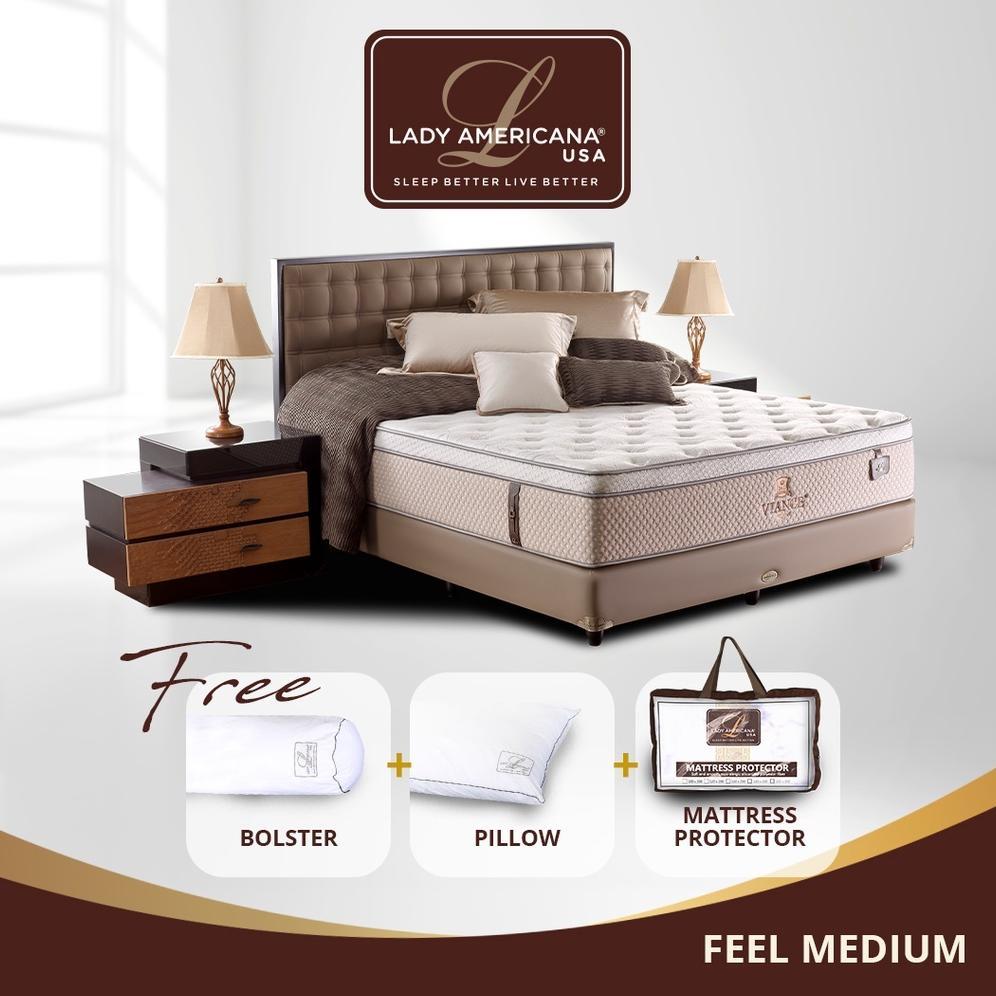 NEW Lady Americana Kasur Springbed Viance [terbaik][terlaris]