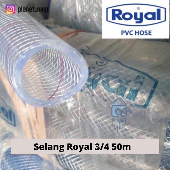 ROYAL SELANG BENANG 3/4" INCH 50 METER