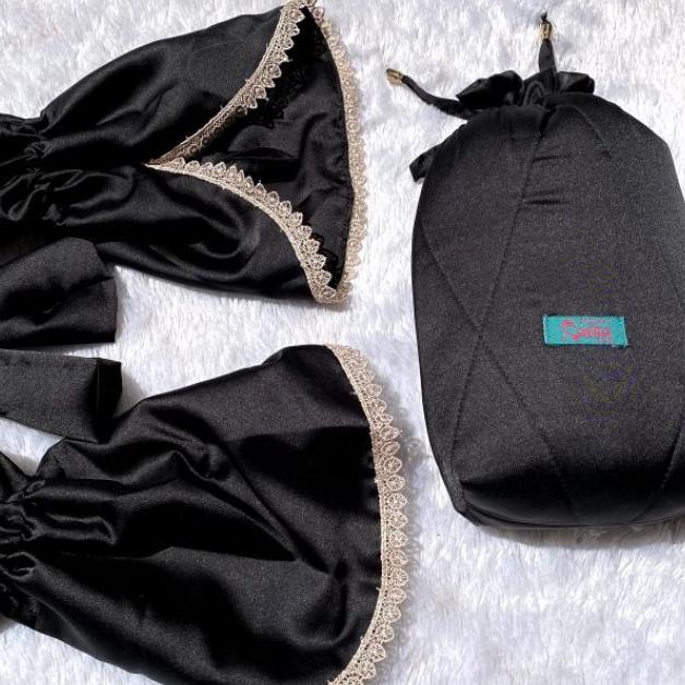 Mukena Terusan Dewasa Jumbo Traveling Silky Premium