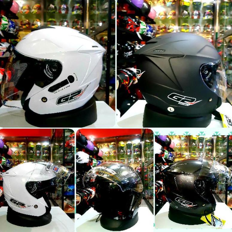 HELM G2 OPTIMAX SOLID DOUBLE VISOR