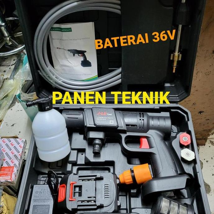 STEAM CORDLESS JLD CUCI MOBIL MOTOR AC JET CLEANER BATERAI