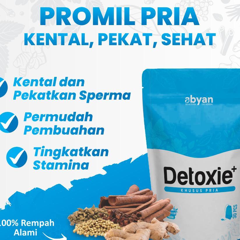 Herbal Promil Penyubur Pengental Sperma Pria Detoxie Plus Sehat Alami Ala Dr Zaidul Akbar
