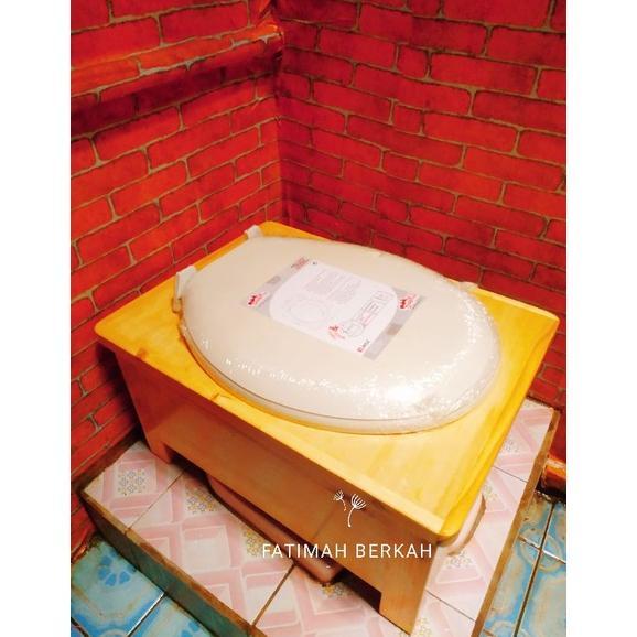 NEW WC DUDUK PORTABEL TOILET DUDUK PORTABEL UNTUK LANSIA,IBU HAMIL DAN TERKENA STROKE [terbaik][terl
