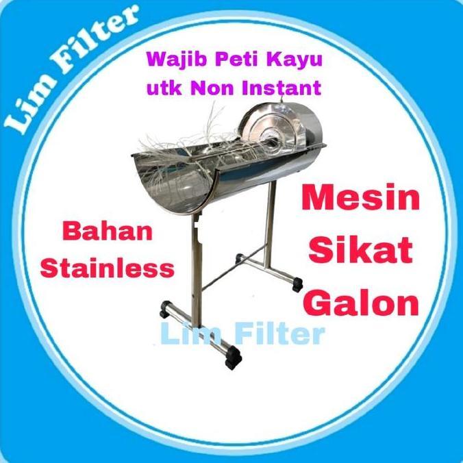 MESIN SIKAT GALON STAINLESS STEEL