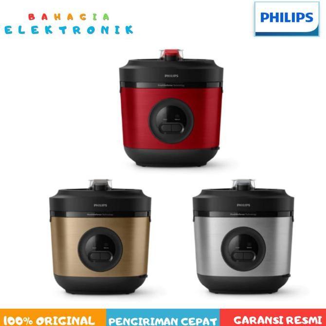Philips HD3211 Rice Cooker Magic Com Stainless Premium