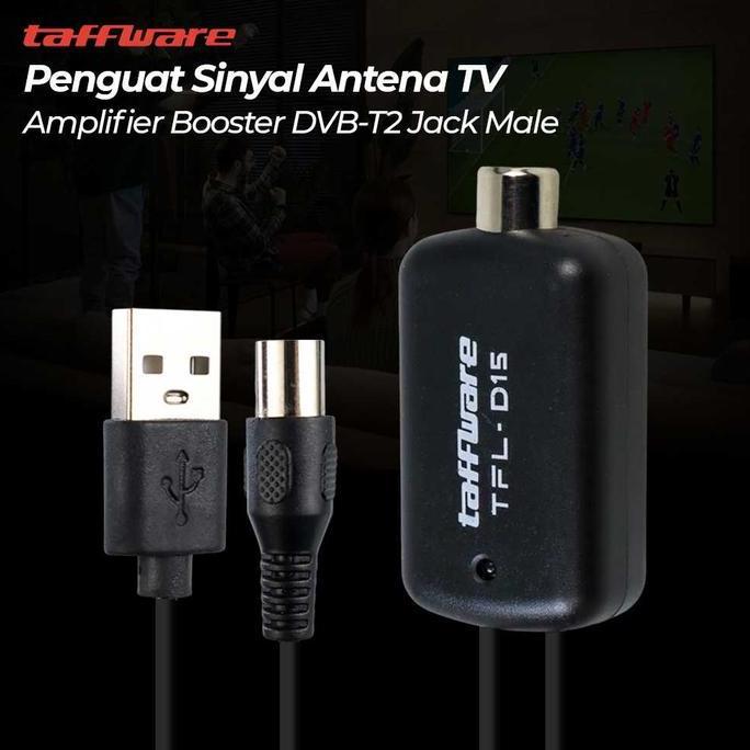 MORVENO Penguat Sinyal Antena TV Digital DVB-T2 Indor Booster Signal