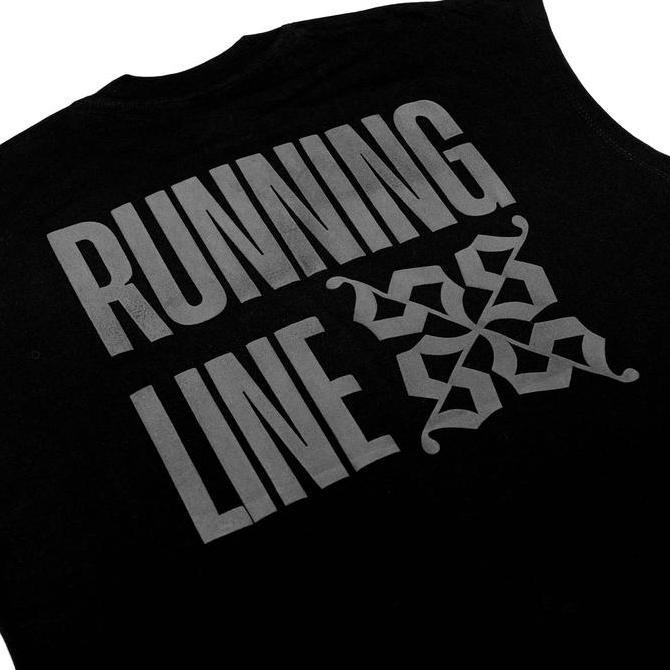 Riore- Scratchline Topstar Muscle Easy Tank Black T - Shirt // Kaos Olahraga Sport Gym Pria Outdoor
