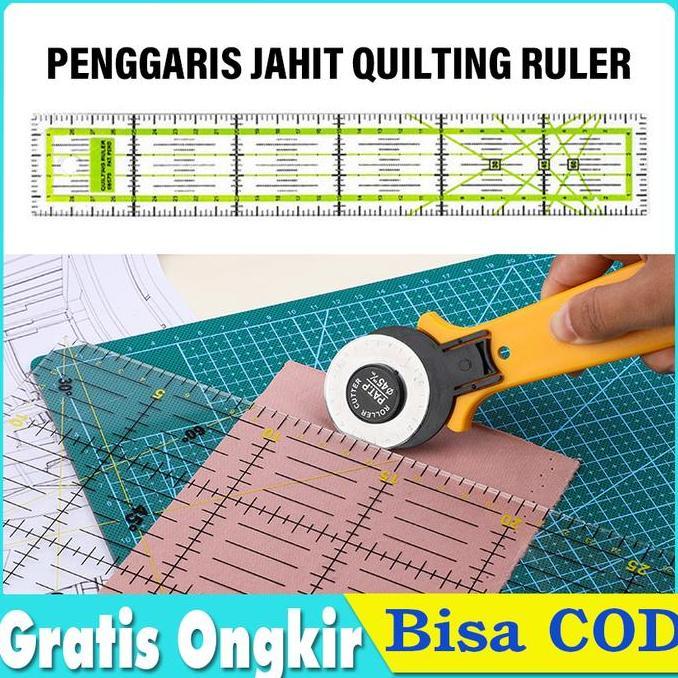 SWALLOWTAIL Penggaris Jahit Quilting Ruler Patchwork Ruler Penggaris Pola Sewing